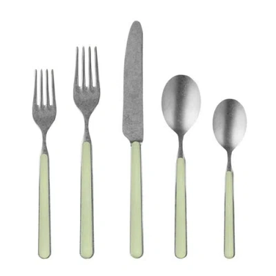 Mepra Fantasia Pewter Flatware Set In Multi