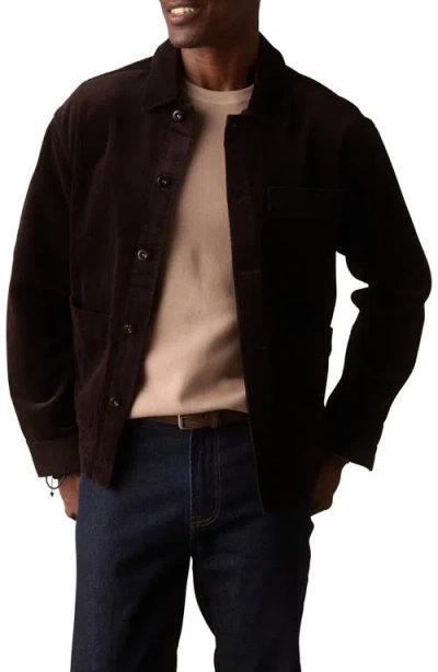 The Normal Brand Corduroy Chore Coat In Brown