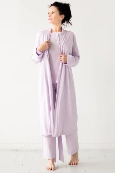 Salua Straight Leg Pants In Purple