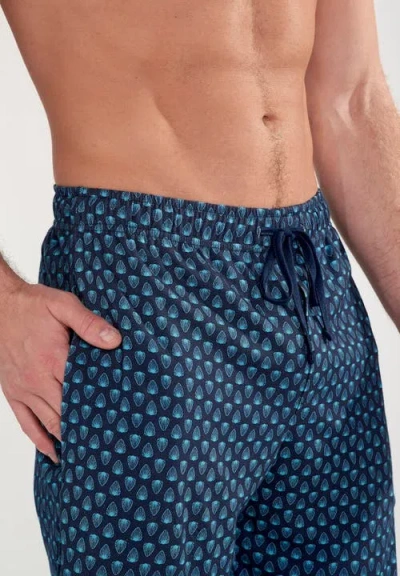 Hom Cairo Short Pajama Set In Blue