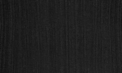 City Chic Crinkle Mock Neck Sweater In Black