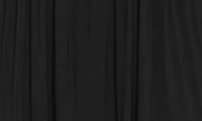 City Chic Divine Grace Long Sleeve Handkerchief Hem Dress In Black