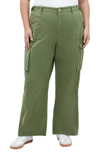 City Chic Mia Cargo Pants In Animal Print