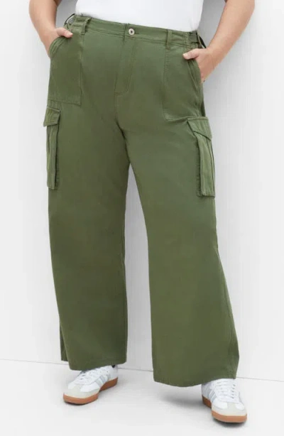 City Chic Mia Cargo Pants In Animal Print