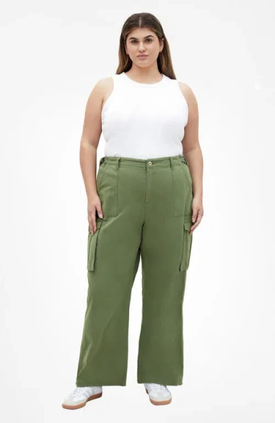 City Chic Mia Cargo Pants In Animal Print