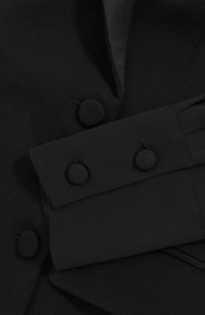 Reiss Adina Double Breasted Blazer Dress In Black