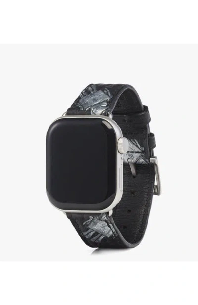 Mcm 38-41mm Apple Watch Band In Black