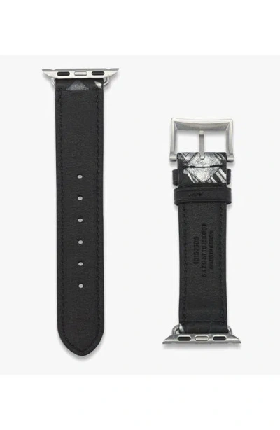 Mcm 38-41mm Apple Watch Band In Black