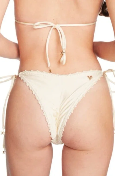 Capittana Trinidad Star Crochet Bikini Bottoms In White