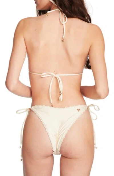 Capittana Trinidad Star Crochet Bikini Bottoms In White