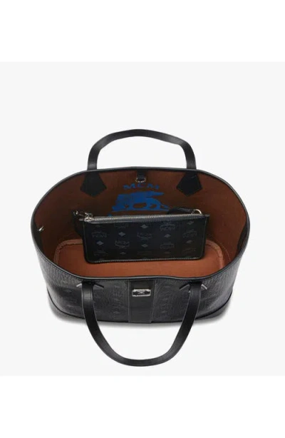 Mcm New Small Liz Shopper In Black