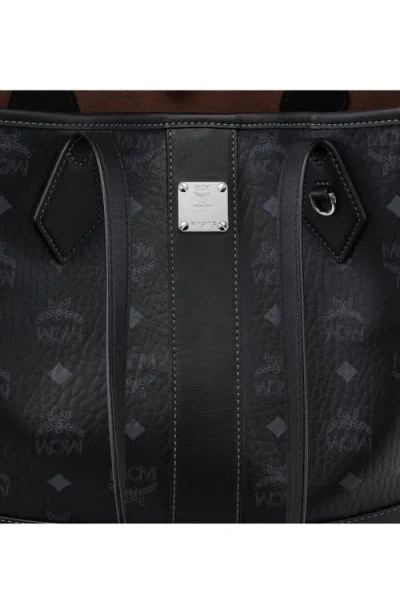 Mcm New Small Liz Shopper In Black