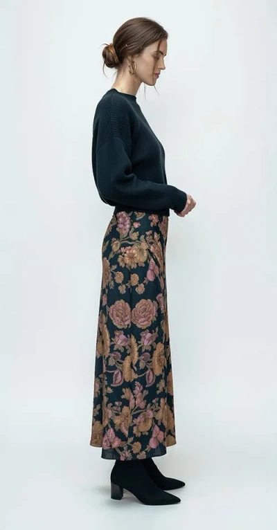 West Of Odalis Ankle Skirt In Multi