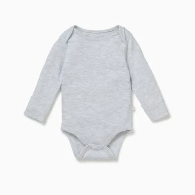 Mori Long Sleeve Bodysuit In Gray