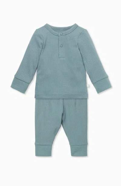 Mori Ribbed Pyjamas In Blue