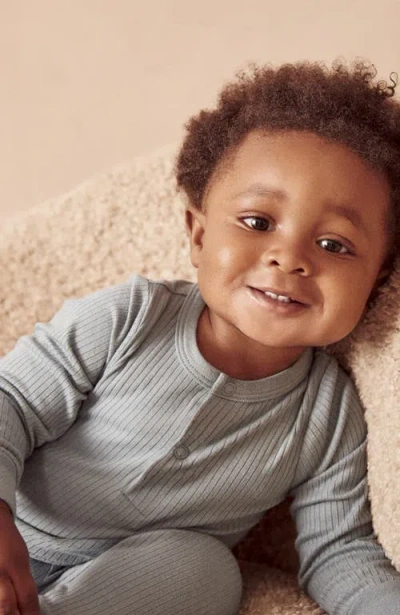 Mori Ribbed Pyjamas In Blue