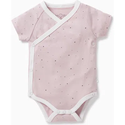 Mori Short Sleeve Kimono Bodysuit In Multi