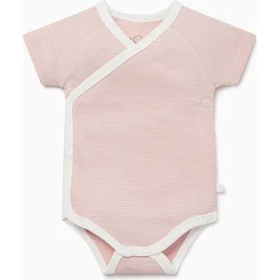 Mori Short Sleeve Kimono Bodysuit In Pink