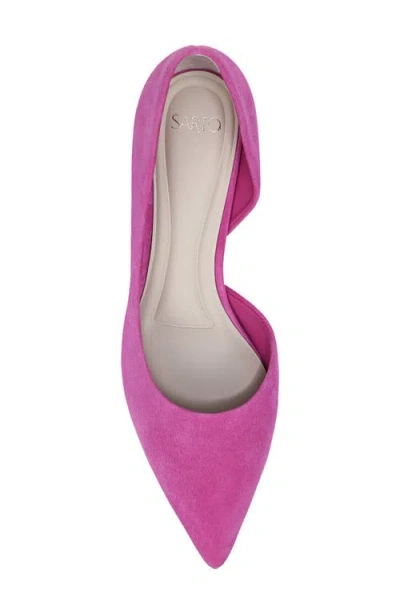 Sarto By Franco Sarto Tawny Pointed Toe Half D'orsay Pump In Pink