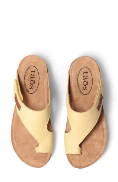 Taos Loop Toe Loop Sandal In Brown