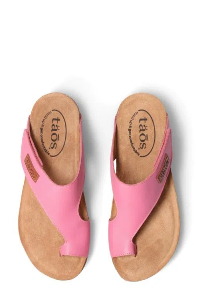 Taos Loop Toe Loop Sandal In Pink
