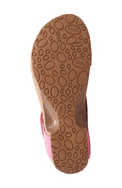 Taos Loop Toe Loop Sandal In Pink