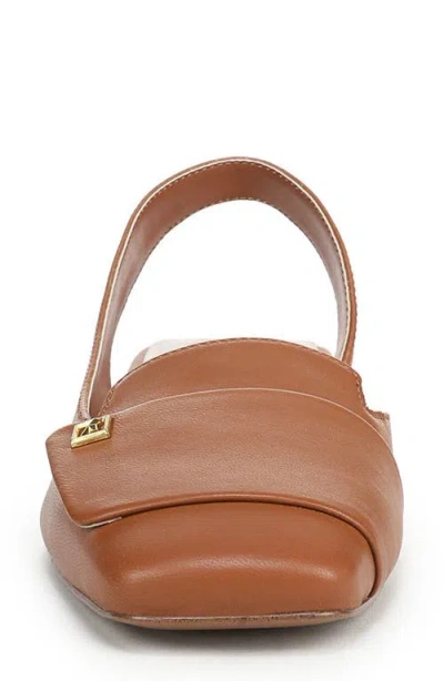 Franco Sarto Teagan Slingback Half D'orsay Flat In Brown