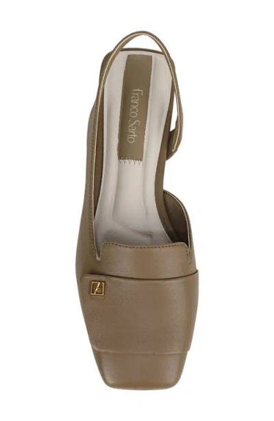Franco Sarto Women's Teagan Square Toe Slingback Flats In Brown