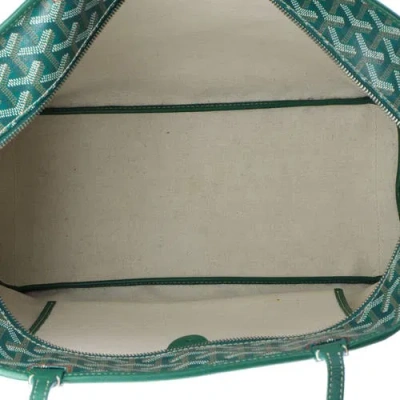 Pre-owned Goyard  Goyard Artois Tote Coated Canvas Mm In Blue