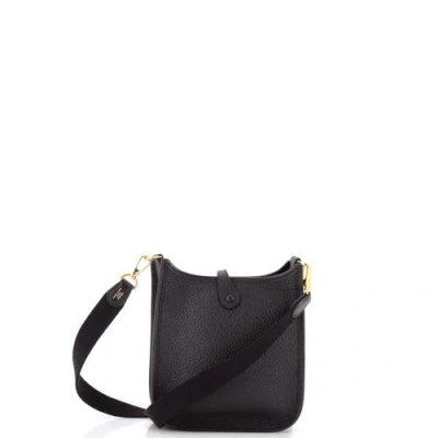 Pre-owned Hermes  Hermes Evelyne Bag Gen Iii Clemence Tpm In Black