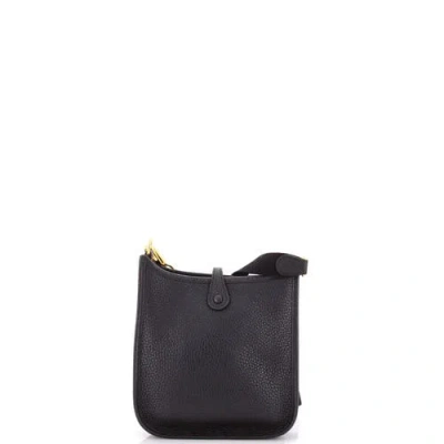 Pre-owned Hermes  Hermes Evelyne Bag Gen Iii Clemence Tpm In Black