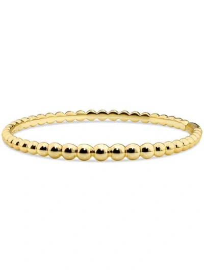 Devata Beaded Ball Bangle Bracelet In Gold