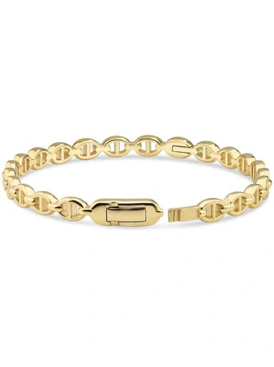 Devata Mariner Anchor Bangle Bracelet In Gold