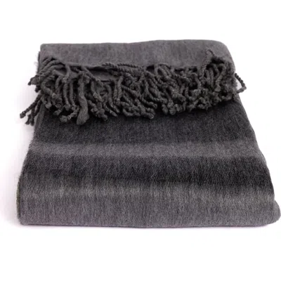 Purple Nest Design Kallpa Collection Blanket In Gray