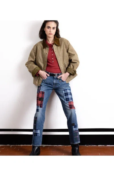 Fortela Jill Custom Wash 5-pocket Denim Trousers In Blue