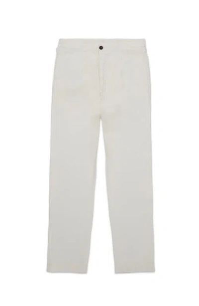 Fortela Oklahoma Cotton Pleated Trousers In Gray