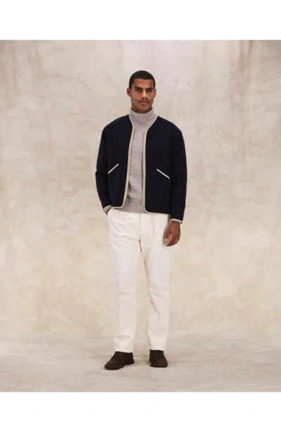 Fortela Pences Corduroy Pleated Trousers In Neutral