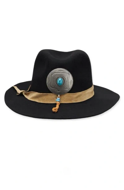 Fortela Clarita Merino Wool "cowboy" Hat In Multi