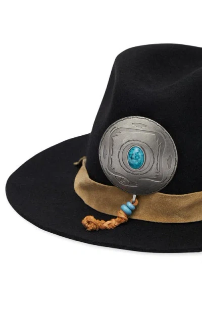 Fortela Clarita Merino Wool "cowboy" Hat In Multi