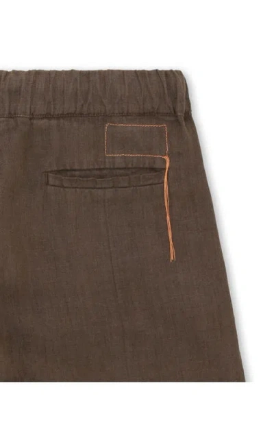 Fortela Jaleh Drawstring Linen Trousers In Multi