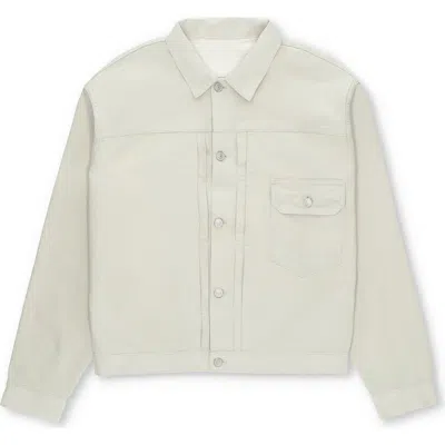 Fortela Drill Cotton Jacket In White