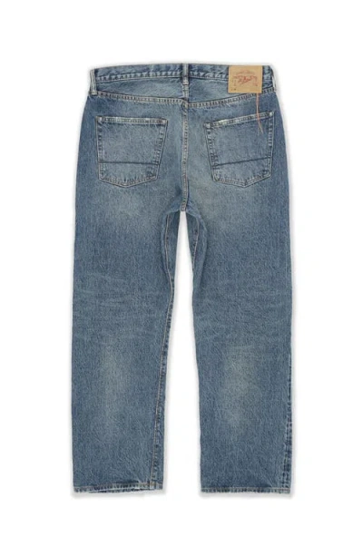 Fortela 992 Johnny 5-pocket High-waisted Custom Wash Denim In Blue