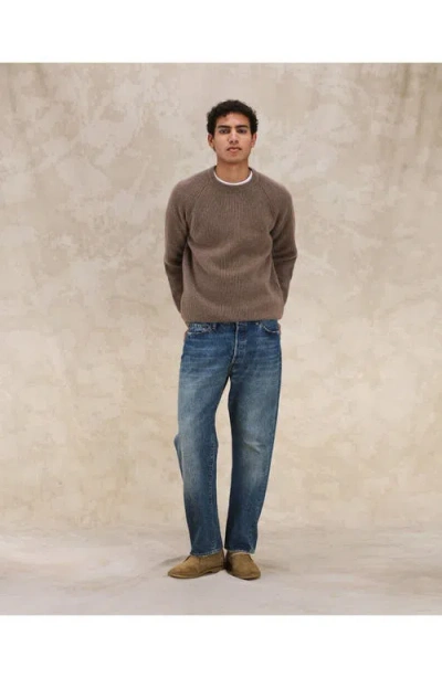 Fortela 992 Johnny 5-pocket High-waisted Custom Wash Denim In Blue