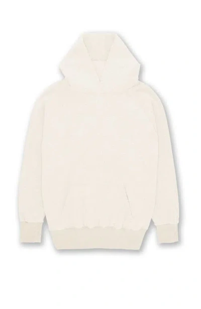 Fortela Vintagehood Fleece Jersey Hoodie In White