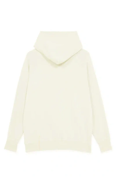 Fortela Vintagehood Fleece Jersey Hoodie In White