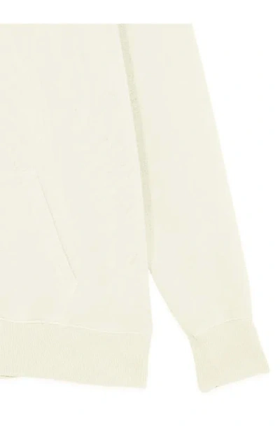 Fortela Vintagehood Fleece Jersey Hoodie In White