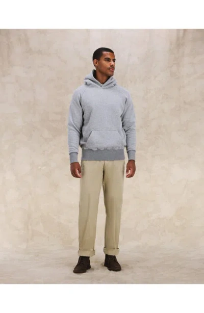 Fortela Vintagehood Fleece Jersey Hoodie In Gray