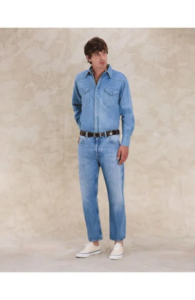 Fortela 944 Jason 5-pocket High-waisted Denim In Blue