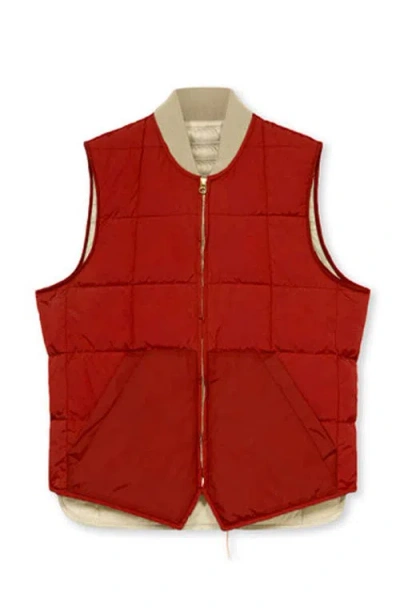 Fortela Nylon Vest In Red
