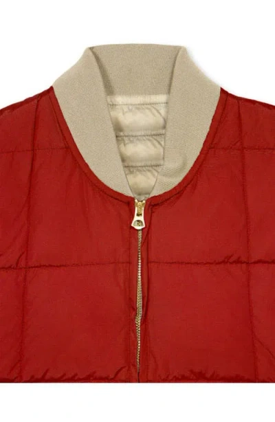 Fortela Nylon Vest In Red